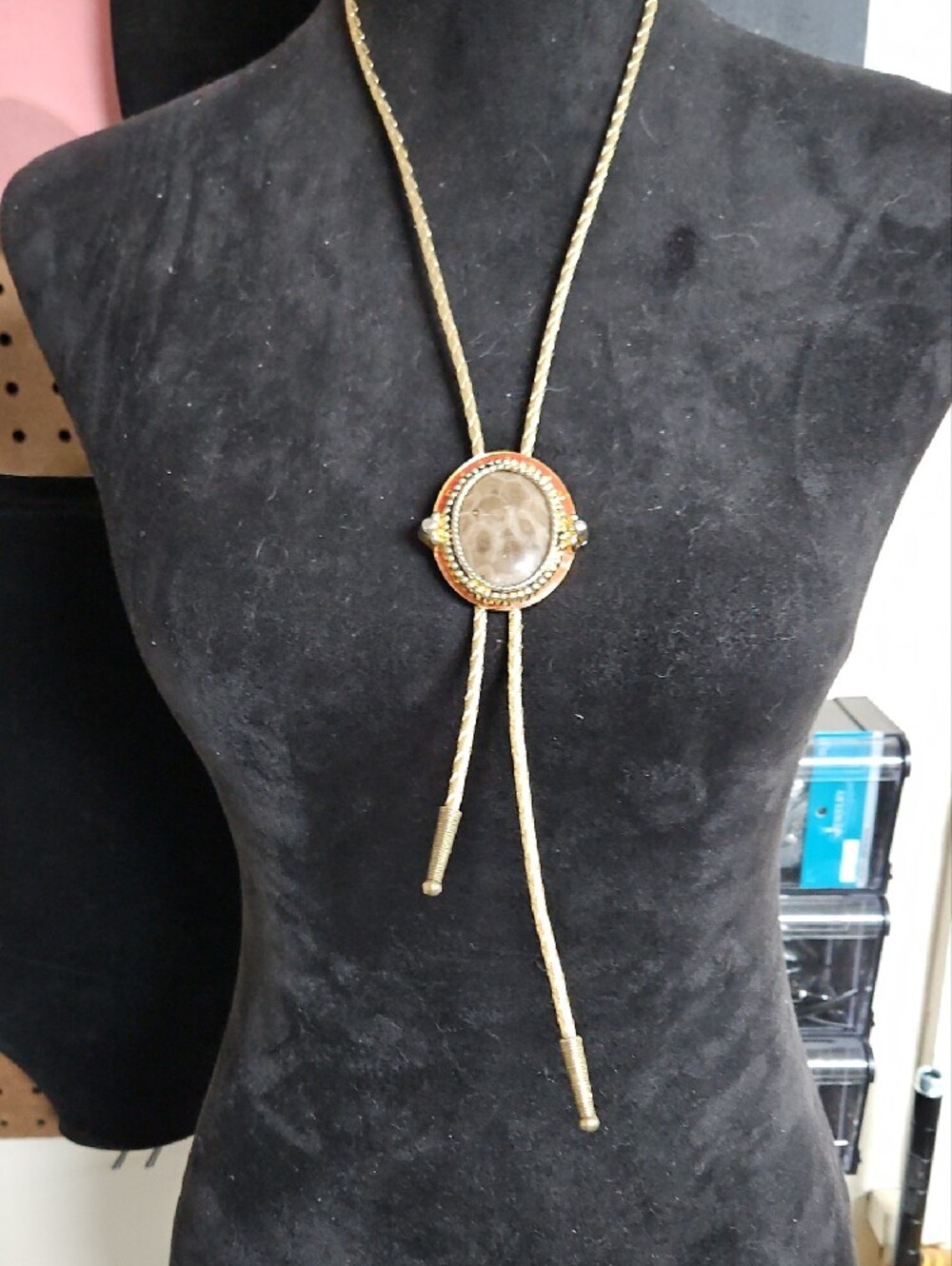 SouthWestern  Pendant Bolo Tie Necklaces with Silver Accents